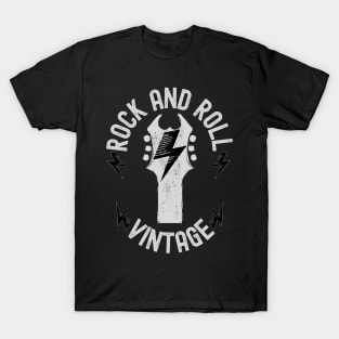 Vintage Rock and Roll Guitar T-Shirt